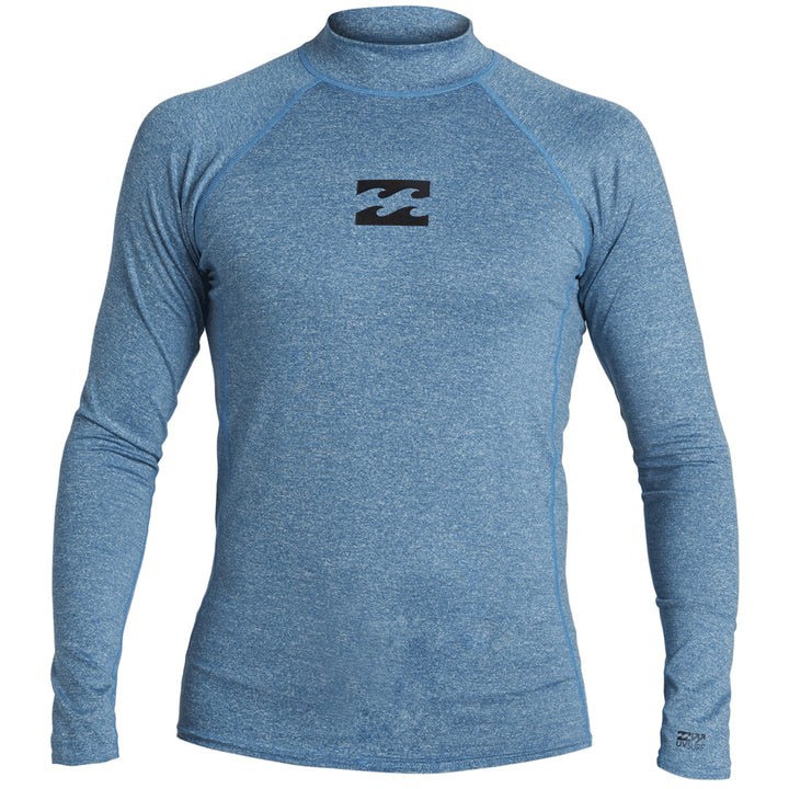 Billabong All Day Wave Performance Fit Long Sleeve Surf Shirt Royal Heather