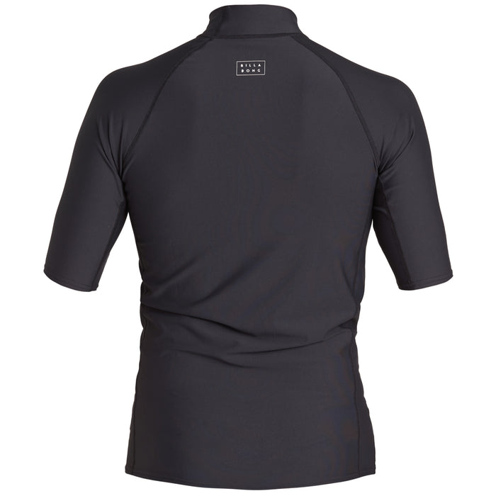 Billabong All Day Wave Performance Fit Short Sleeve Surf Shirt Black