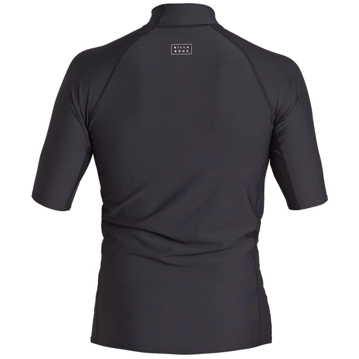 Billabong All Day Wave Performance Fit Short Sleeve Surf Shirt Black