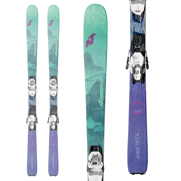Nordica Astral 78 CA Skis + TP2 Compact 10 FDT Bindings - Women's 2020