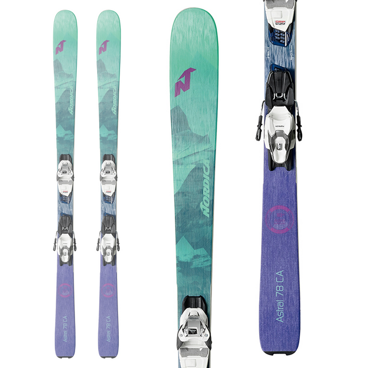 Nordica Astral 78 CA Skis + TP2 Compact 10 FDT Bindings - Women's 2020