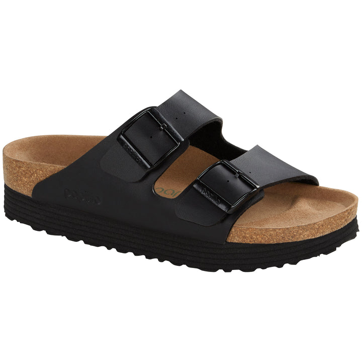Birkenstock Arizona Birko-Flor Platform Vegan Sandals - Women's Black