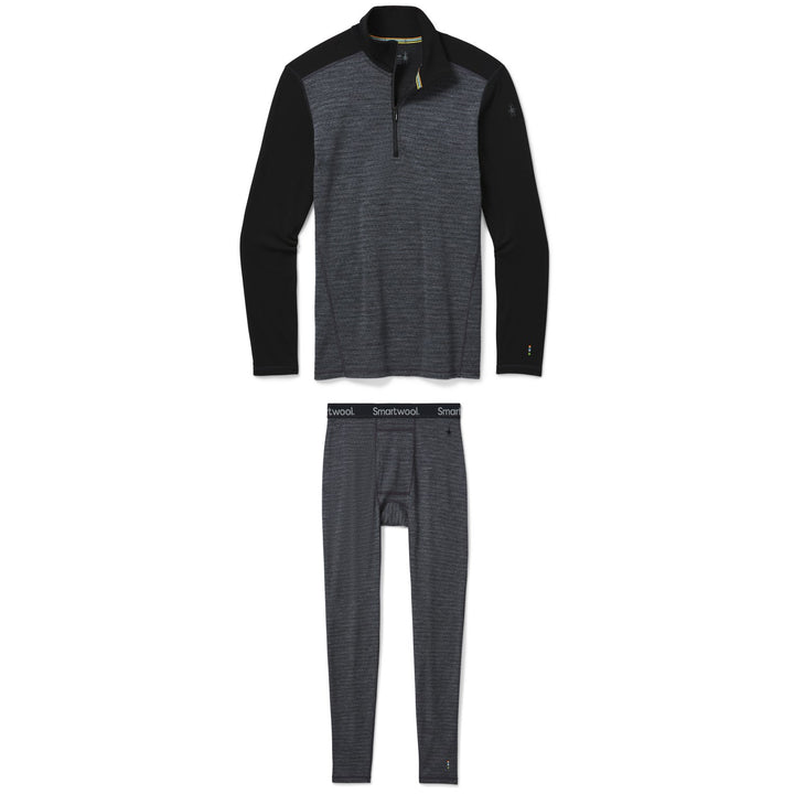 Smartwool Merino 250 Baselayer Pattern 1/4 Zip Neck Top + Bottoms