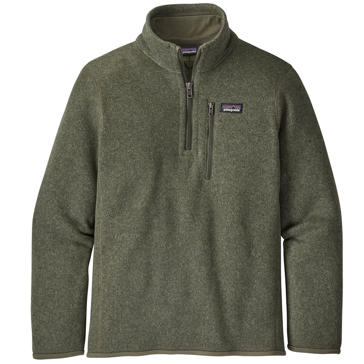 Patagonia Better Sweater 1/4 Zip Pullover - Boys' Industrial Green
