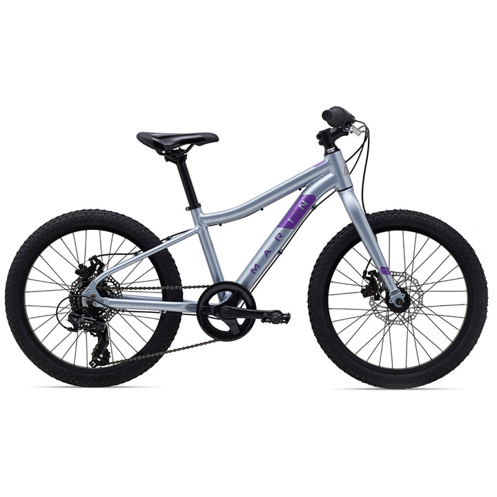 Marin Hidden Canyon 20" Complete Mountain Bike - Kids' 2021 Gloss Silver/Purple