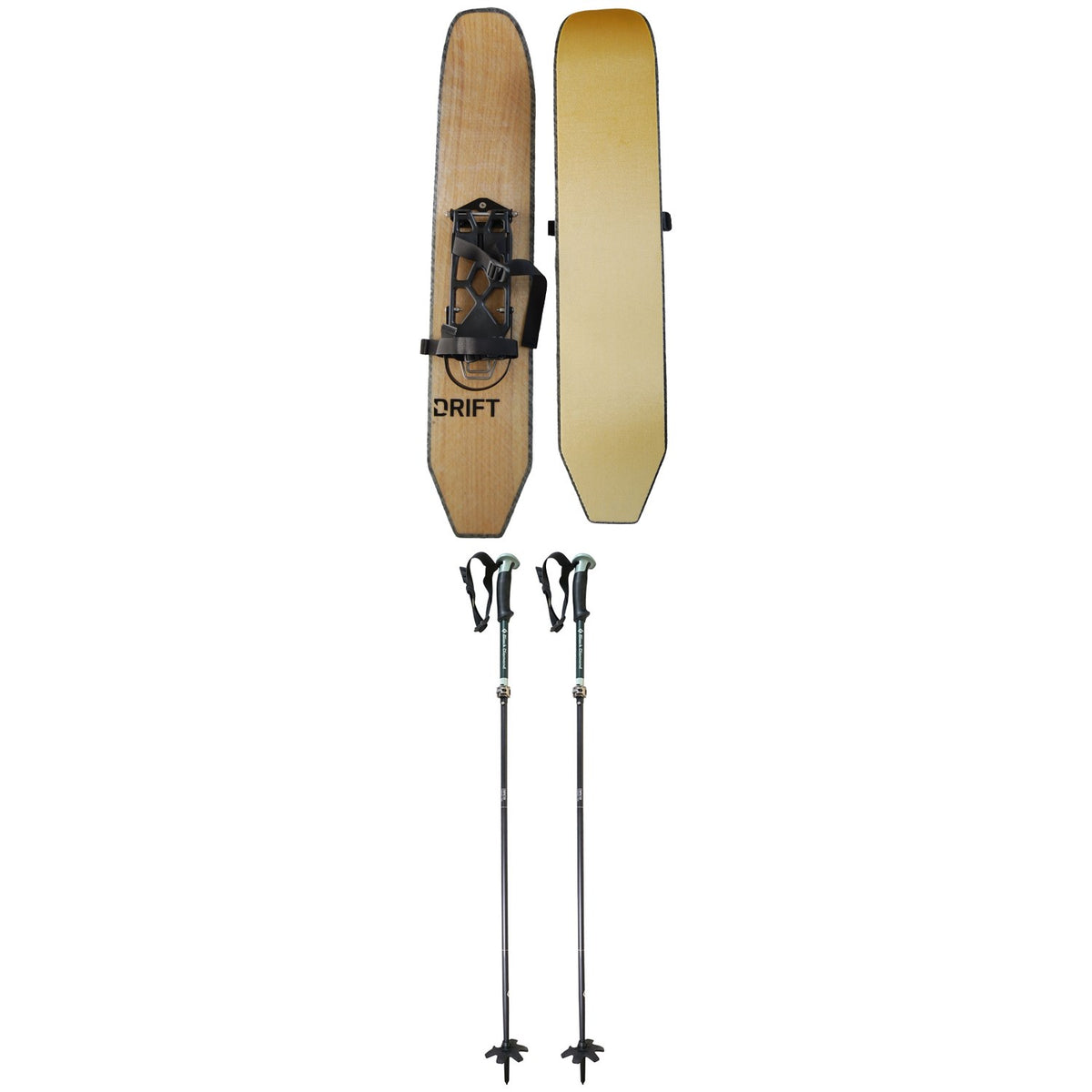 Drift Oxygen Boards + Spark R&D x Black Diamond Compactor Splitboard Poles