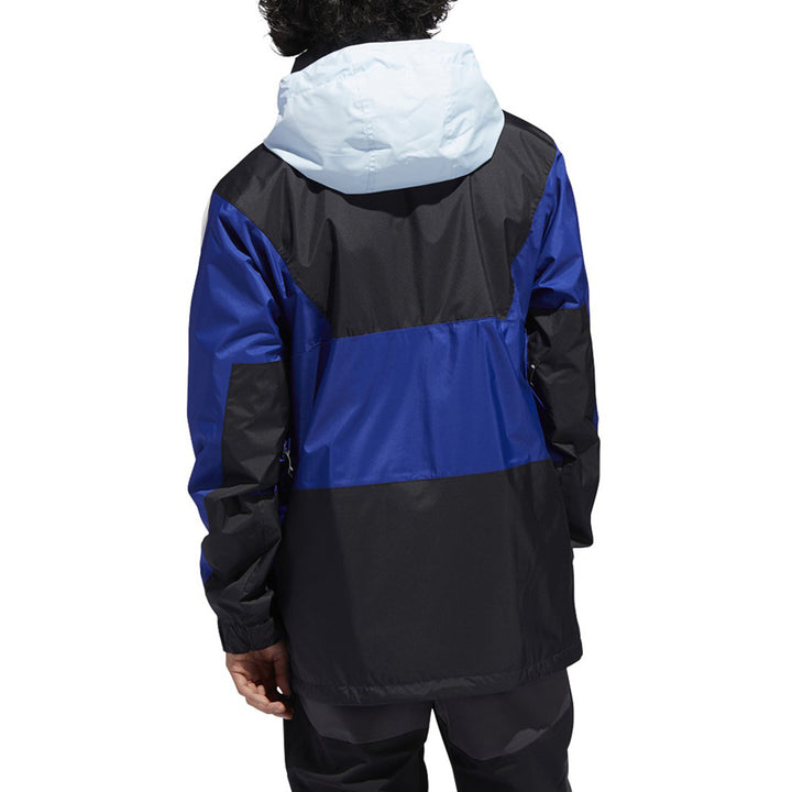 Adidas 10K Anorak Jacket - Men's Mystery Ink/Black/Ice Blue