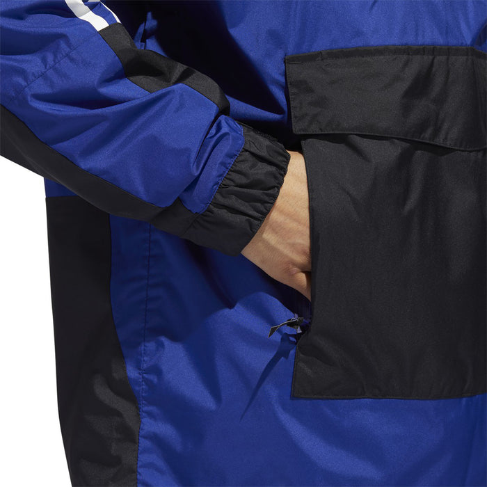 Adidas 10K Anorak Jacket - Men's Mystery Ink/Black/Ice Blue