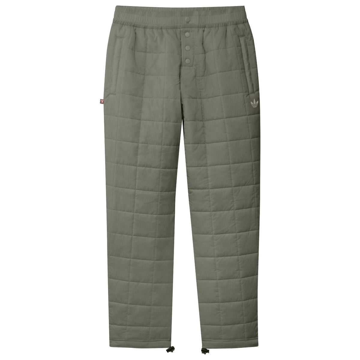 Adidas Quilted Pants - Unisex Legend Green/Feather Grey
