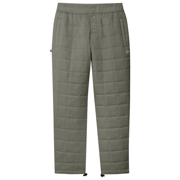 Adidas Quilted Pants - Unisex Legend Green/Feather Grey