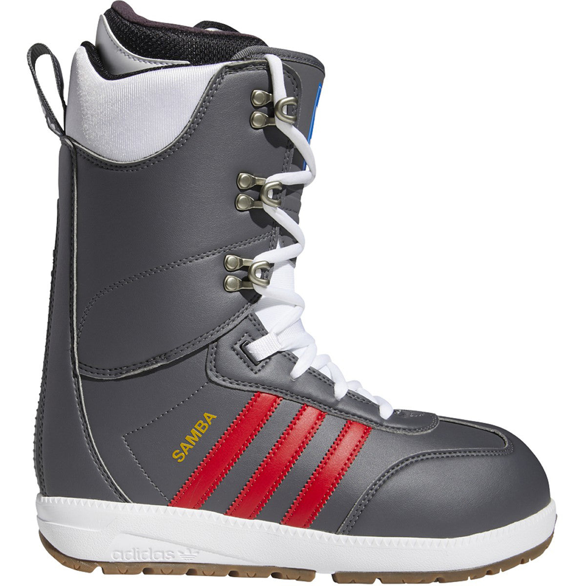 Adidas Samba ADV Snowboard Boots 2021 Grey Five/Scarlet/Gold Met
