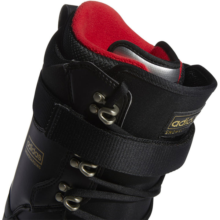 Adidas Superstar ADV Snowboard Boots 2021 Core Black/Mineral Green/Scarlet