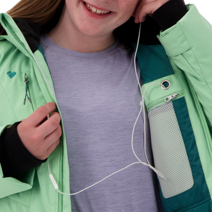 Obermeyer Leia Jacket - Girls' Neo Mint