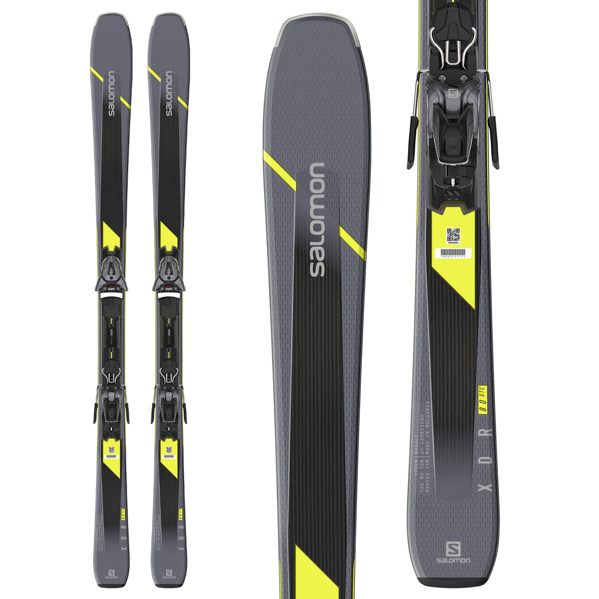 Salomon XDR 80 ST C Skis + Z11 GW Bindings 2020