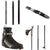 Rossignol Delta Sport R-Skin IFP Cross Country Skis + Race Bindings + X-6 SC Race Boots + Force 3 Poles 2021
