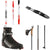 Rossignol Delta Sport R-Skin IFP Cross Country Skis + Race Bindings + X-6 SC Race Boots + Force 3 Poles 2021