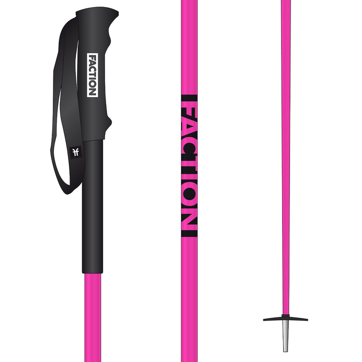 Faction Ski Poles 2026 Pink