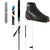 Rossignol Evo XT 60 Classic Cross Country Skis + Tour Step In Bindings + XC-2 FW Classic Cross Country Boots - Women's + Rossignol FT-500 Poles 2021