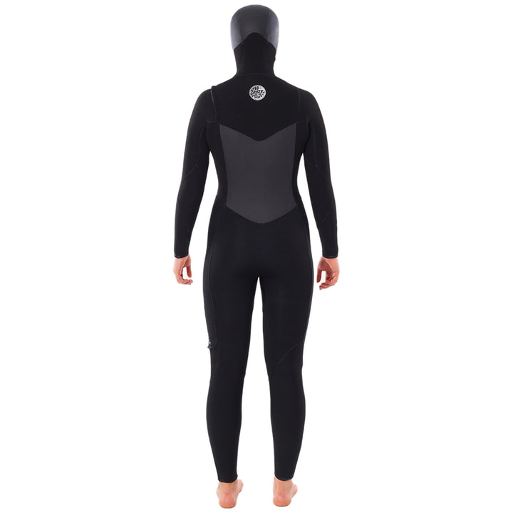 Rip Curl 5/4 Flashbomb Steamer Hooded Wetsuit - Women's Black