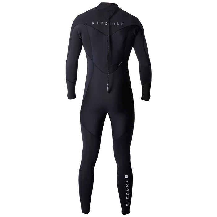 Rip Curl 3/2 Dawn Patrol Back Zip Steamer Wetsuit Black
