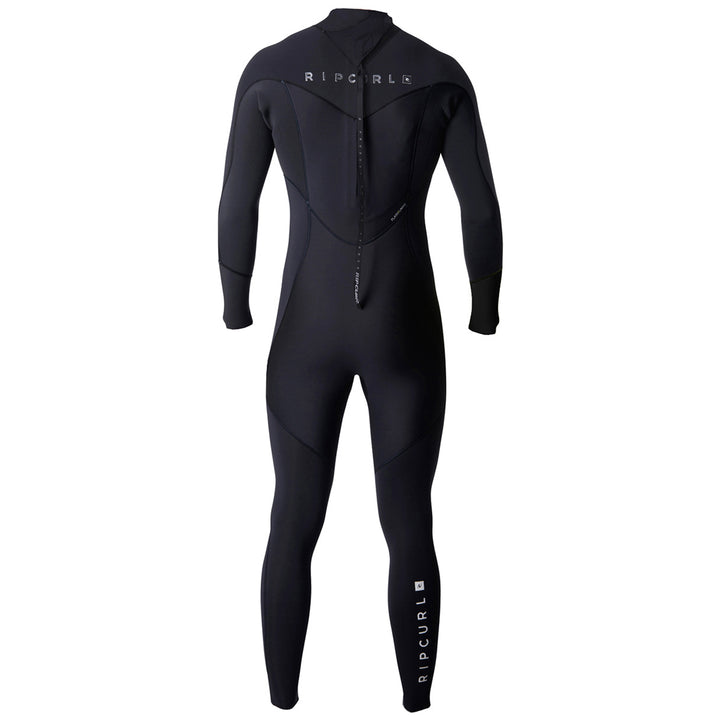 Rip Curl 3/2 Dawn Patrol Back Zip Steamer Wetsuit Black