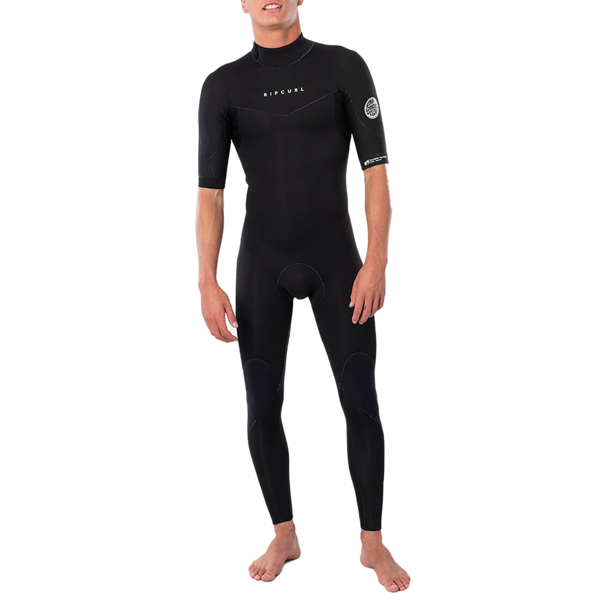 Rip Curl 2mm Dawn Patrol Performance Short Sleeve Wetsuit Black