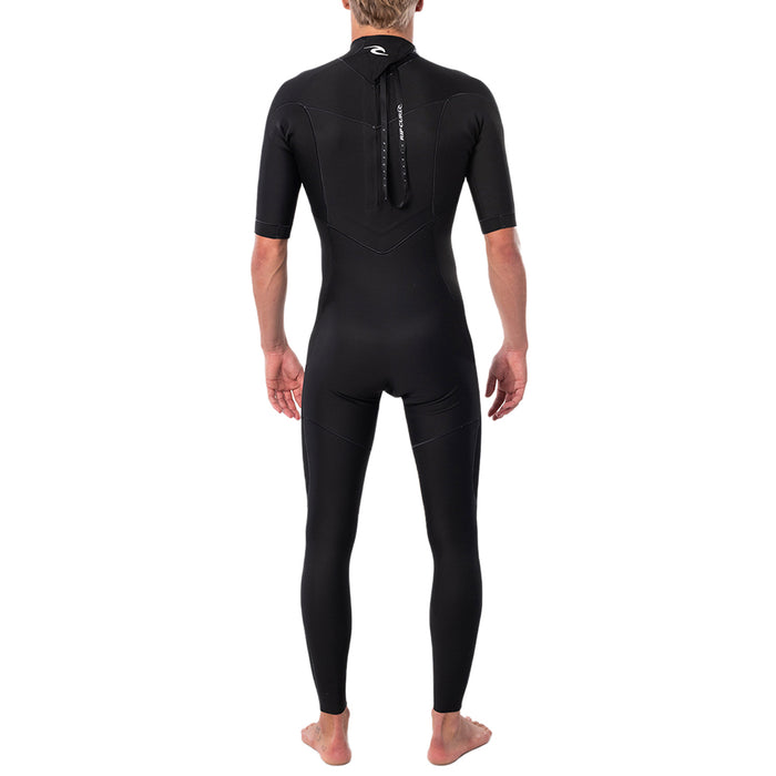 Rip Curl 2mm Dawn Patrol Performance Short Sleeve Wetsuit Black