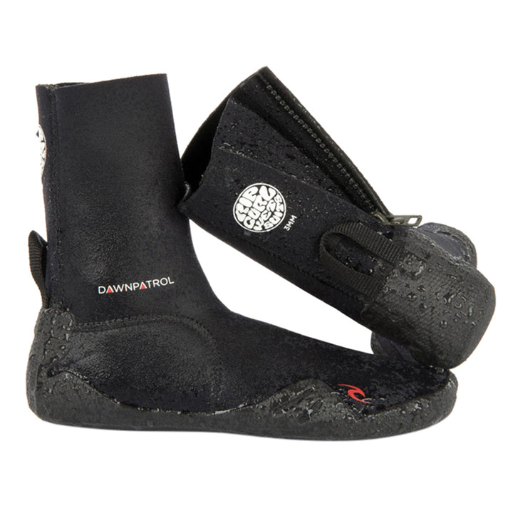 Rip Curl 3mm Dawn Patrol Round Toe Booties - Kids' Black