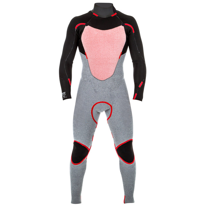 Rip Curl 3/2 Dawn Patrol Back Zip Steamer Wetsuit Black
