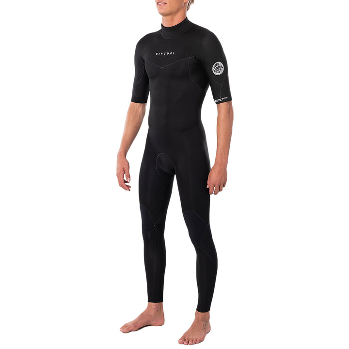 Rip Curl 2mm Dawn Patrol Performance Short Sleeve Wetsuit Black