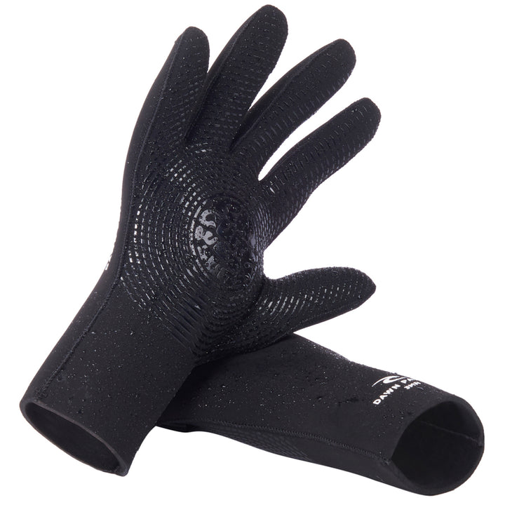 Rip Curl 3mm Dawn Patrol Wetsuit Gloves Black