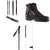 Rossignol BC 80 Positrack Cross Country Skis + BC Auto Bindings + BC X-5 Boots + FT-500 Poles 2021