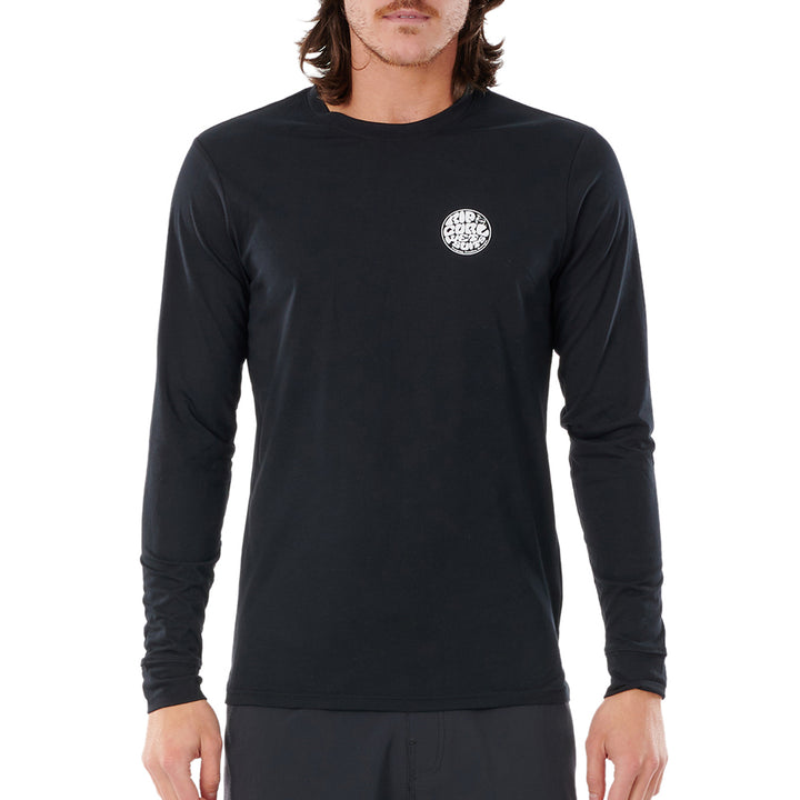 Rip Curl Wettie Logo Long Sleeve UV Shirt Black