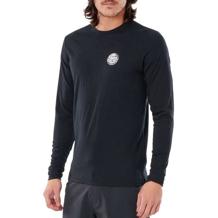 Rip Curl Wettie Logo Long Sleeve UV Shirt Black