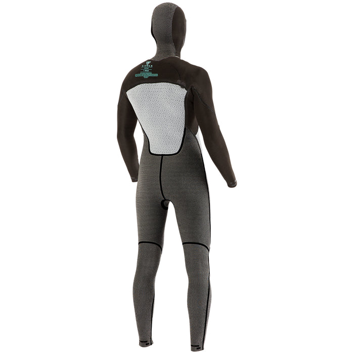 Vissla 7 Seas 6/5 Hooded Chest Zip Wetsuit Black