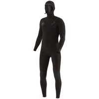 Vissla 7 Seas 5/4 Chest Zip Hooded Wetsuit Black::Black