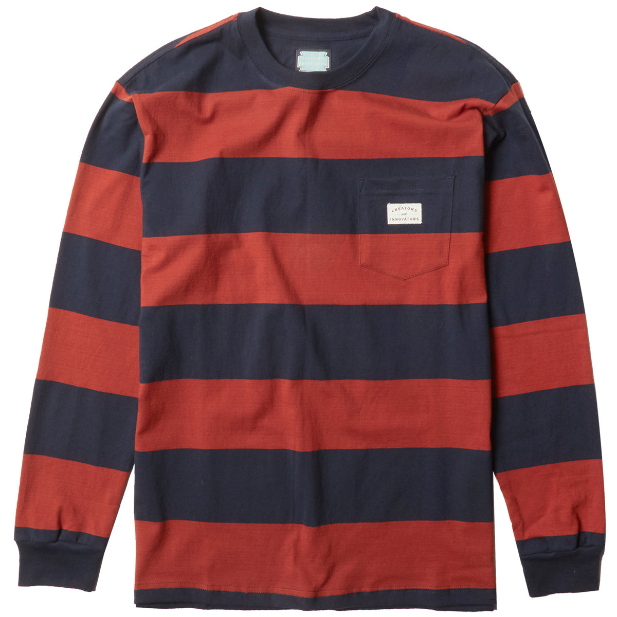 Vissla Creators Block Eco Pocket Long-Sleeve T-Shirt - Men's Dark Naval
