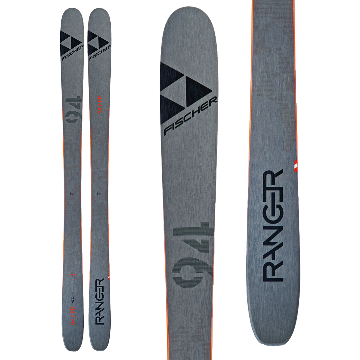 Fischer Ranger 94 FR Skis 2021 Grey