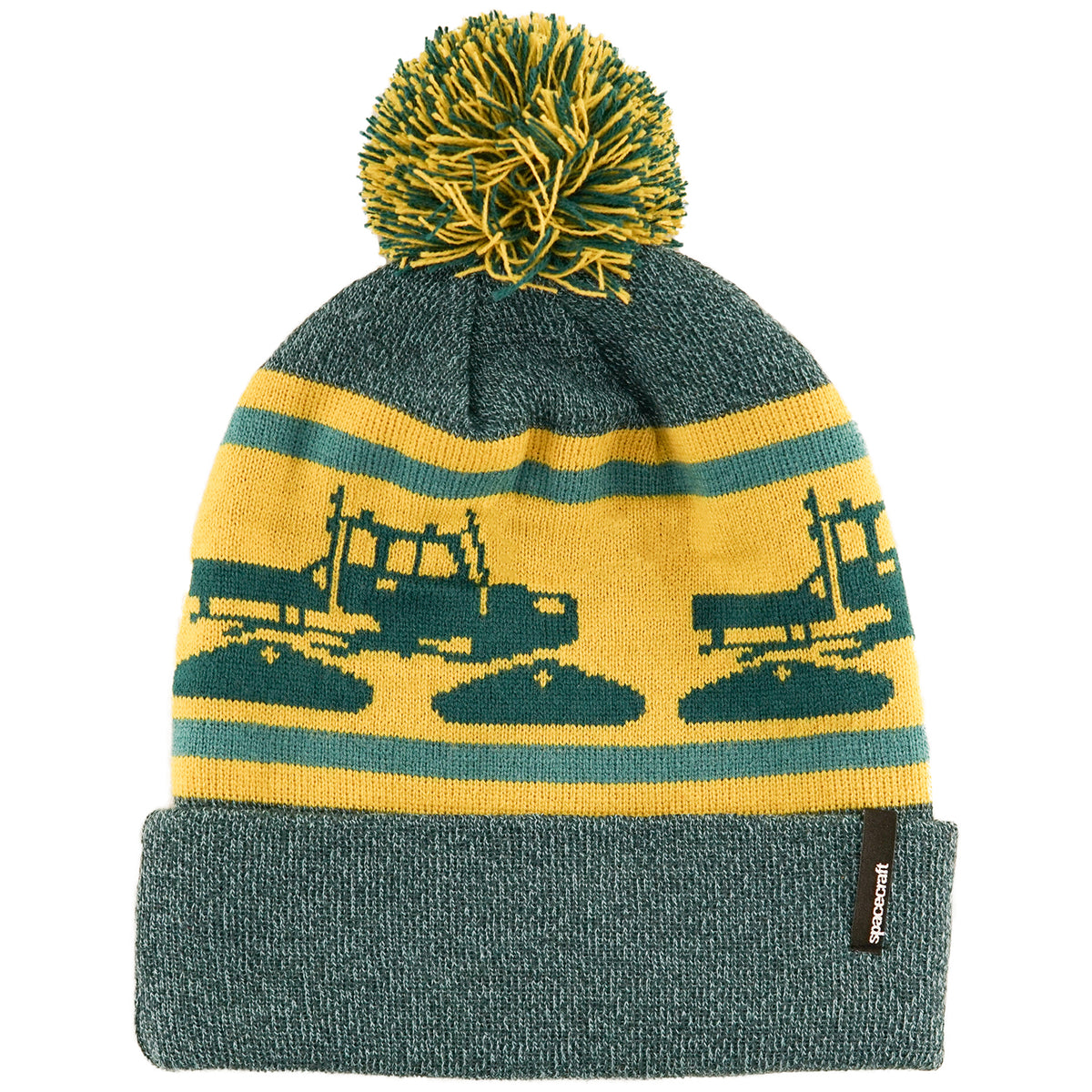 Spacecraft Snowcat Pom Beanie Teal