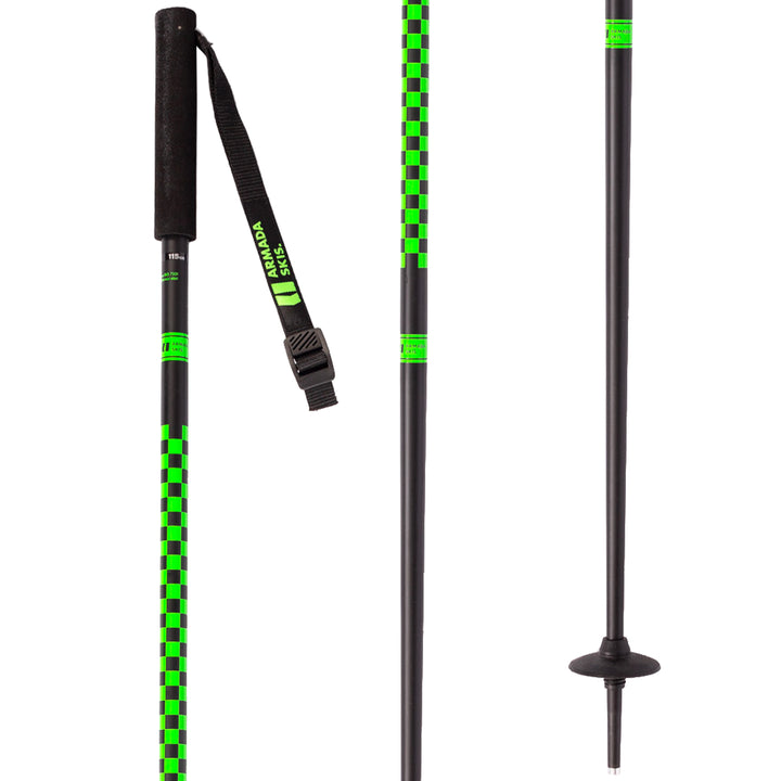 Armada Triad Ski Poles 2021 Black/Green