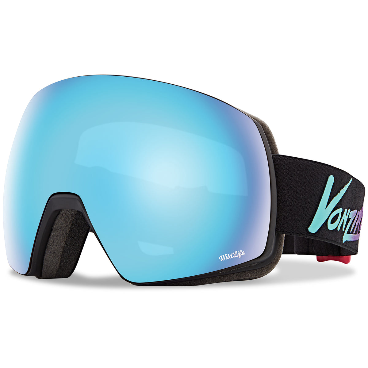 Von Zipper Satellite Goggles Black Satin/Quasar Chrome