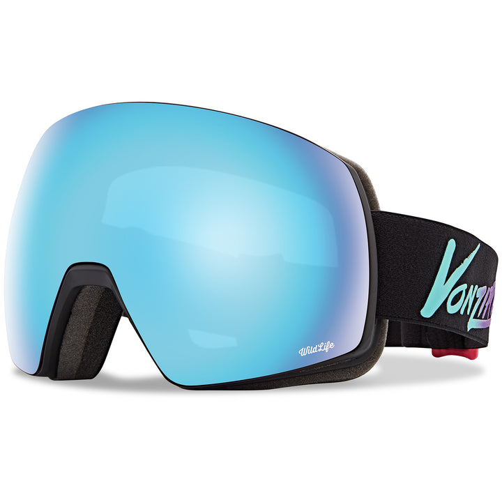 Von Zipper Satellite Goggles Black Satin/Quasar Chrome