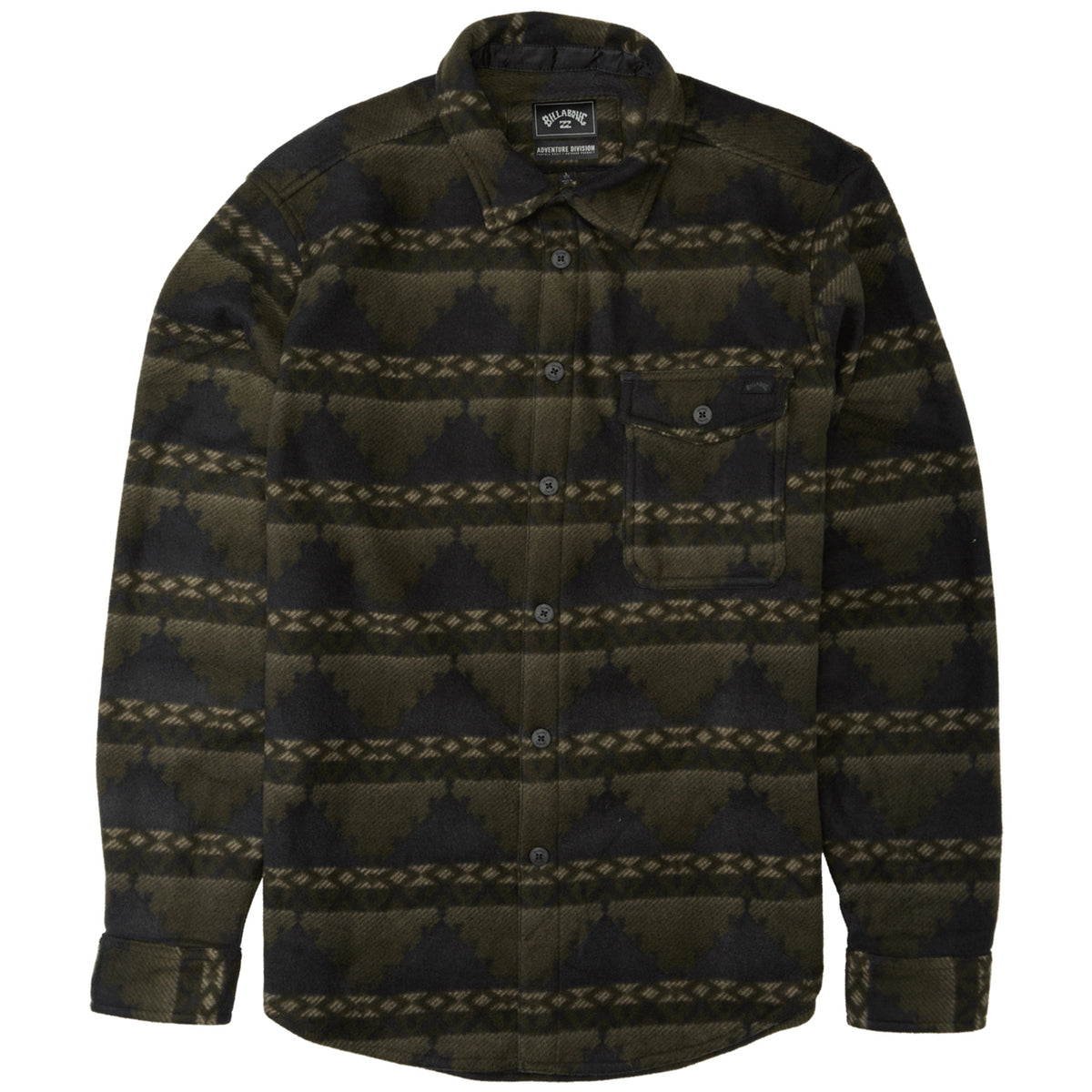 Billabong Furnace Long-Sleeve Flannel - Men's Dark Military