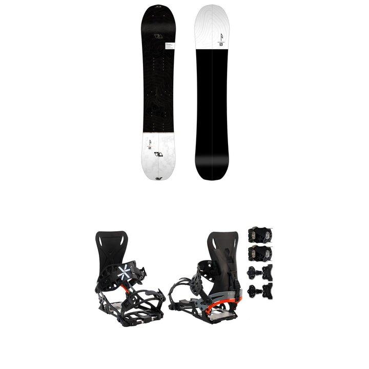 Salomon Super 8 Splitboard + Karakoram PRIME NOMAD + Split Interface Splitboard Bindings
