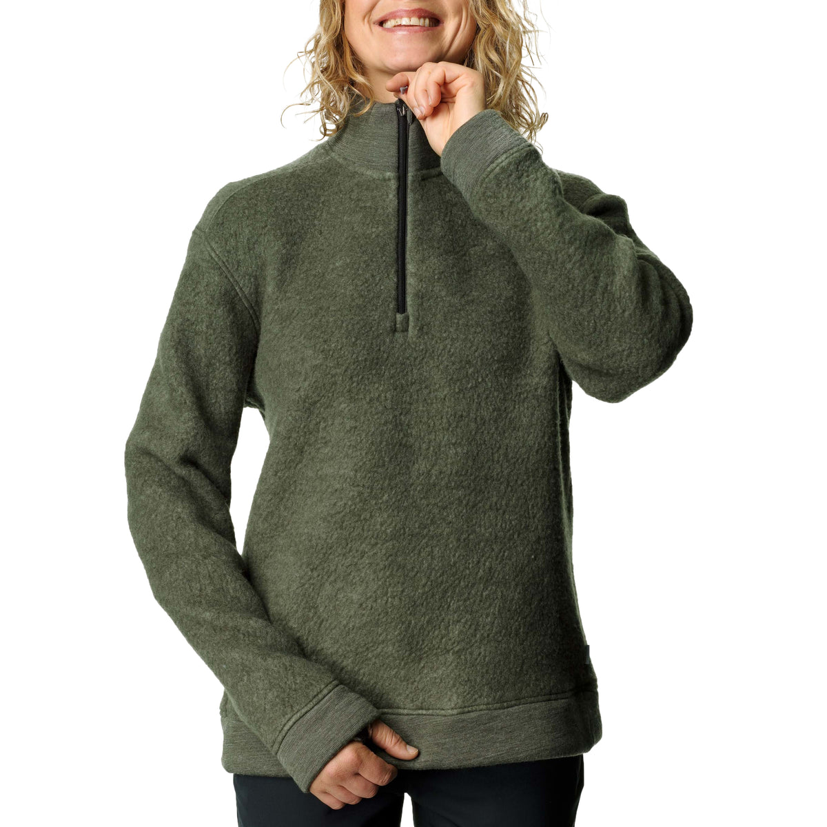 Houdini Alto Half Zip - Women's Willow Green