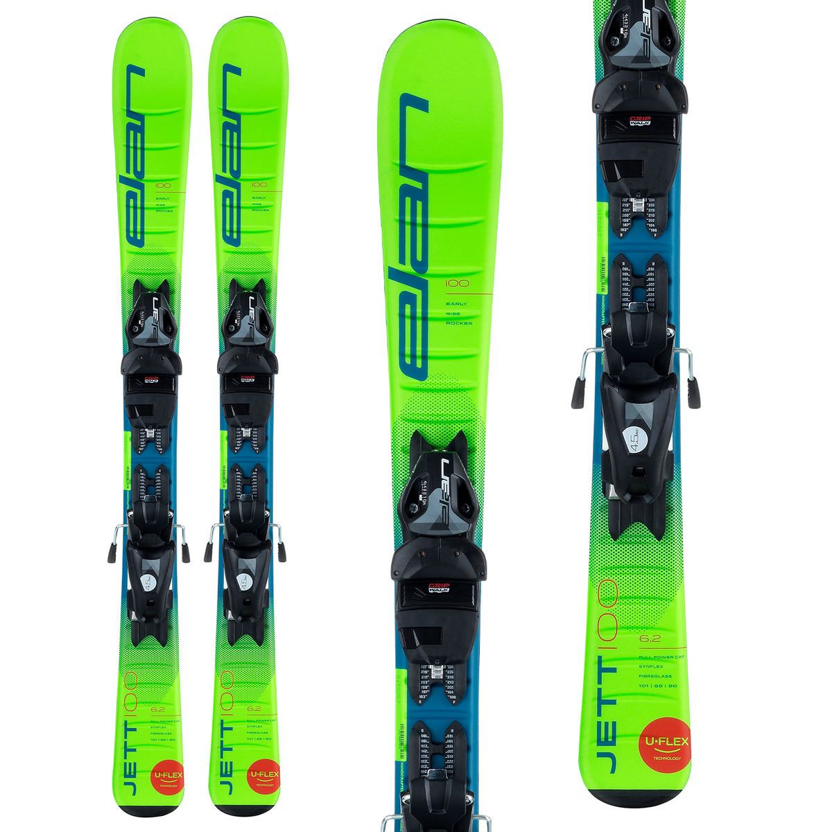 Elan Jett QS Skis + EL 4.5 Bindings - Toddler Boys' 2021