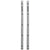 Santa Cruz Slimline Skateboard Rails Silver