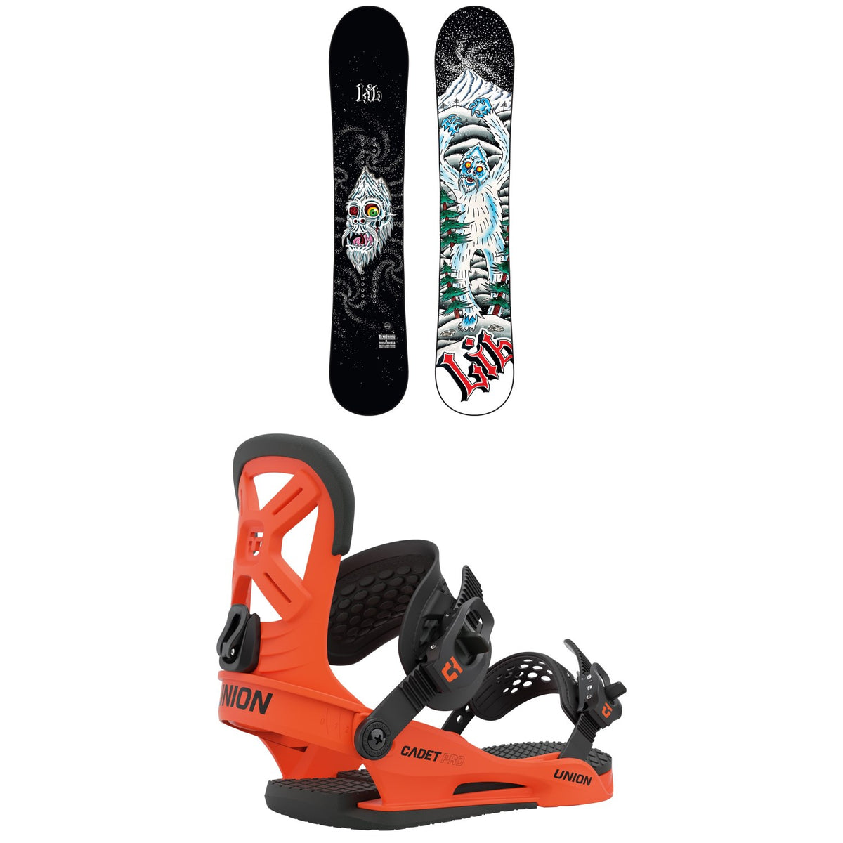 Lib Tech Dynasword C3 Snowboard + Union Cadet Pro Snowboard Bindings - Kids' 2021