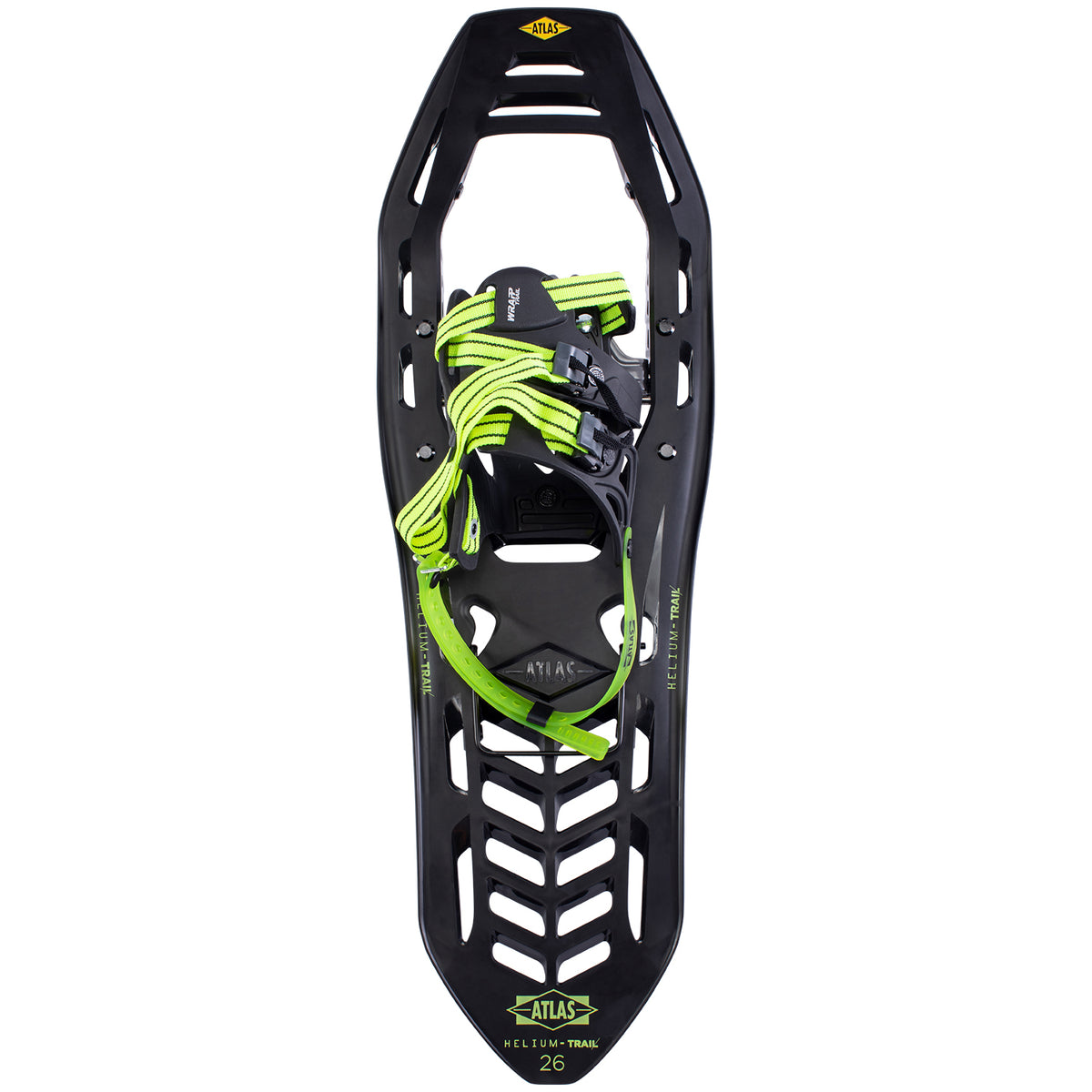 Atlas Helium Trail Snowshoes Black/Bright Green