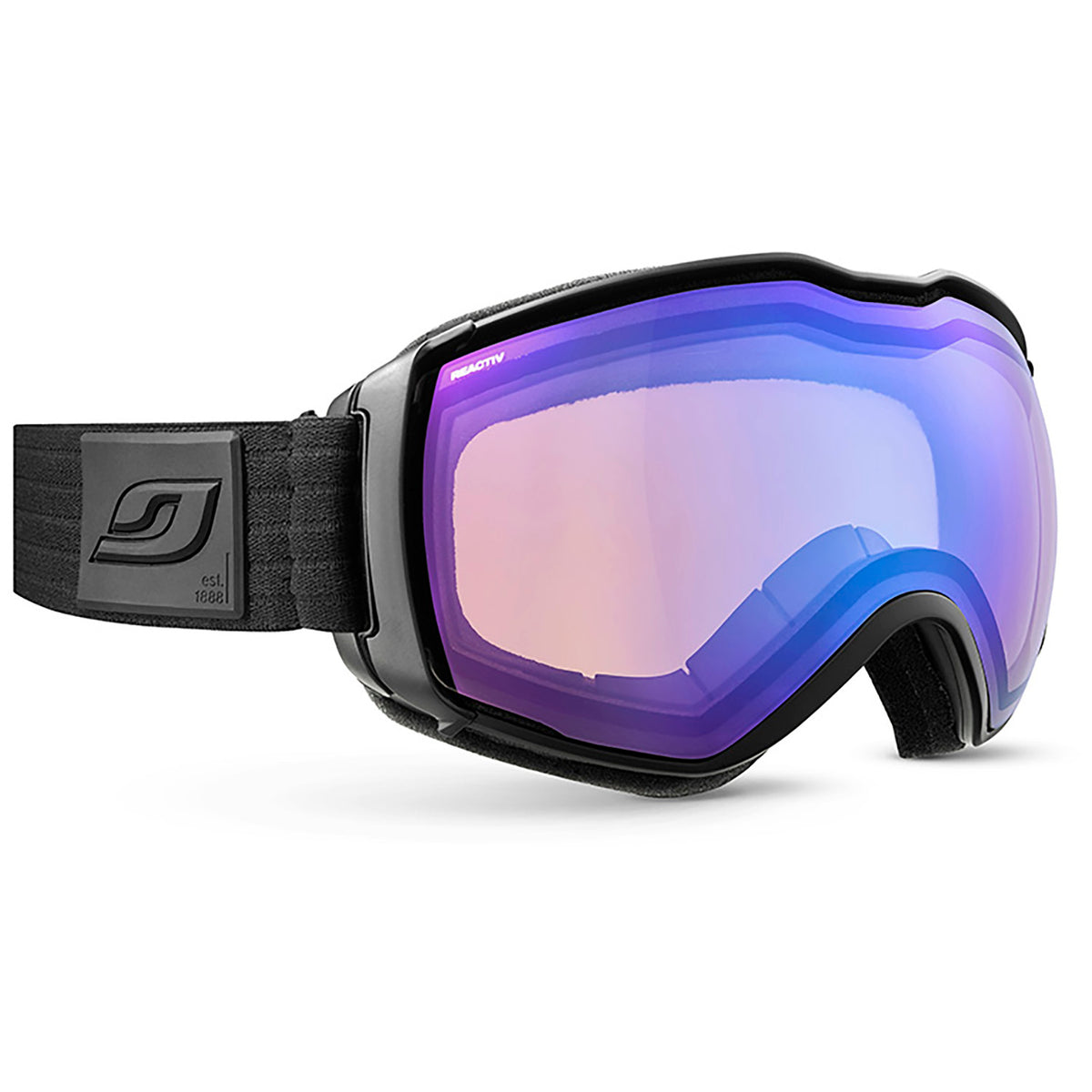 Julbo Aerospace OTG Goggles Full Black/REACTIV Performance 1-3 HC Flash Blue